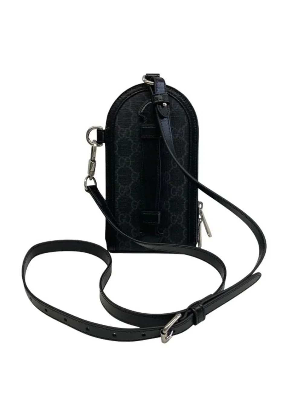 Gucci GG Supreme Shoulder Bag Canvas Leather